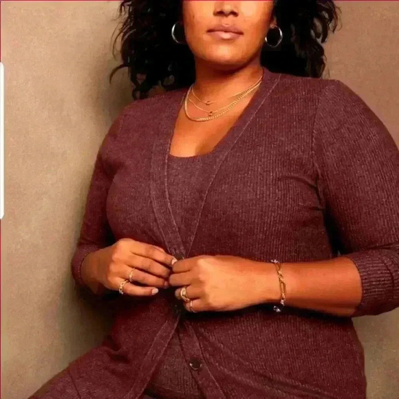 Banana Republic Brushed Marled Cardigan - Picture 6 of 15